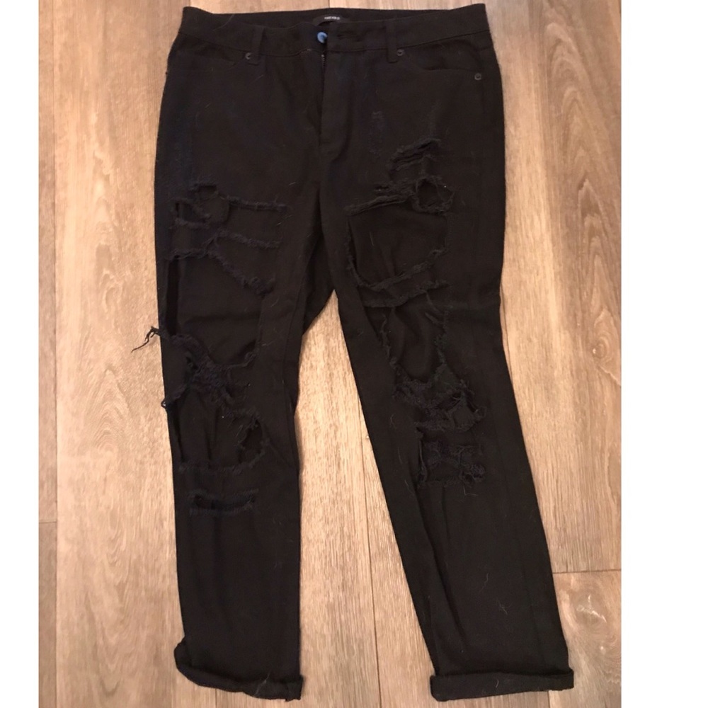 Black Boyfriend Jeans